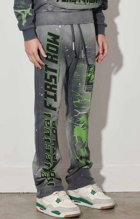 INTELLECTUAL PROPERTY WASHED FLARE JOGGER
