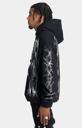 Guapi Obsidian Black Cyborg Hoodie