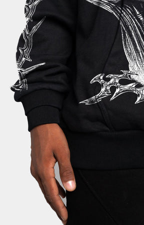 Guapi Obsidian Black Cyborg Hoodie