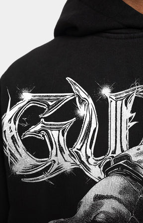 Guapi Obsidian Black Cyborg Hoodie