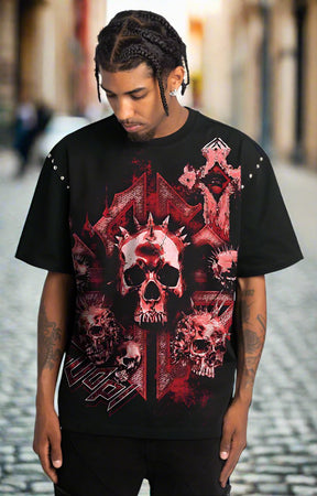 Guapi Blood Red Skull Tee