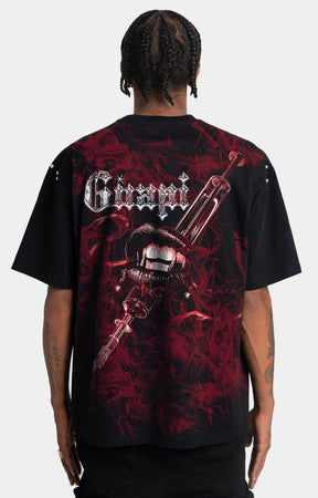 Guapi Blood Red Skull Tee