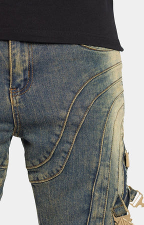 Guapi Khaki Premium Denim