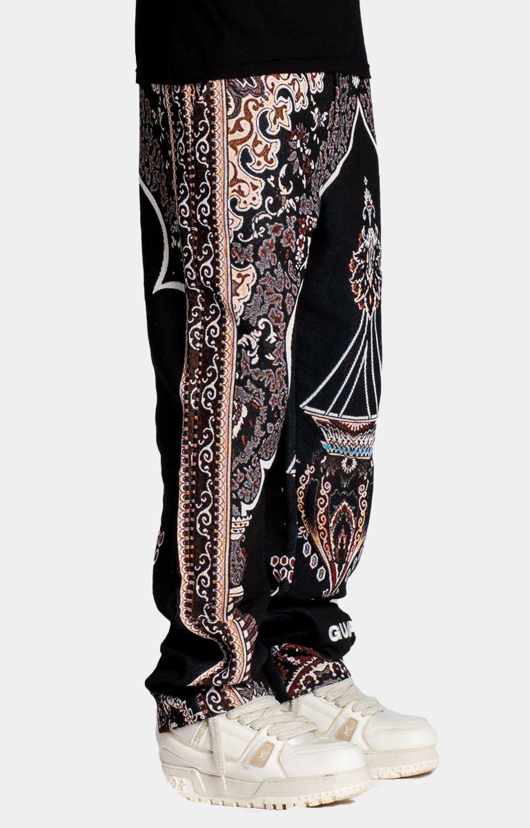 Guapi Obsidian Black Persian Tapestry Pants