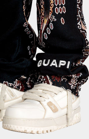 Guapi Obsidian Black Persian Tapestry Pants