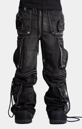 Guapi Iron Grey Cargo Denim