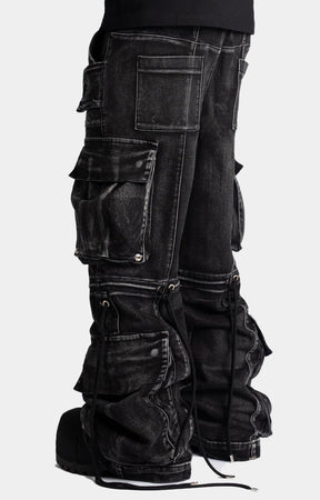 Guapi Iron Grey Cargo Denim