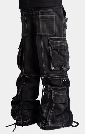 Guapi Iron Grey Cargo Denim