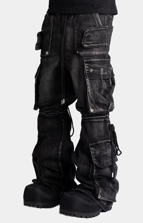 Guapi Iron Grey Cargo Denim