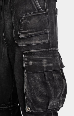 Guapi Iron Grey Cargo Denim