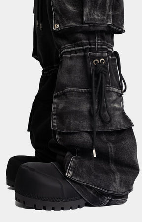 Guapi Iron Grey Cargo Denim
