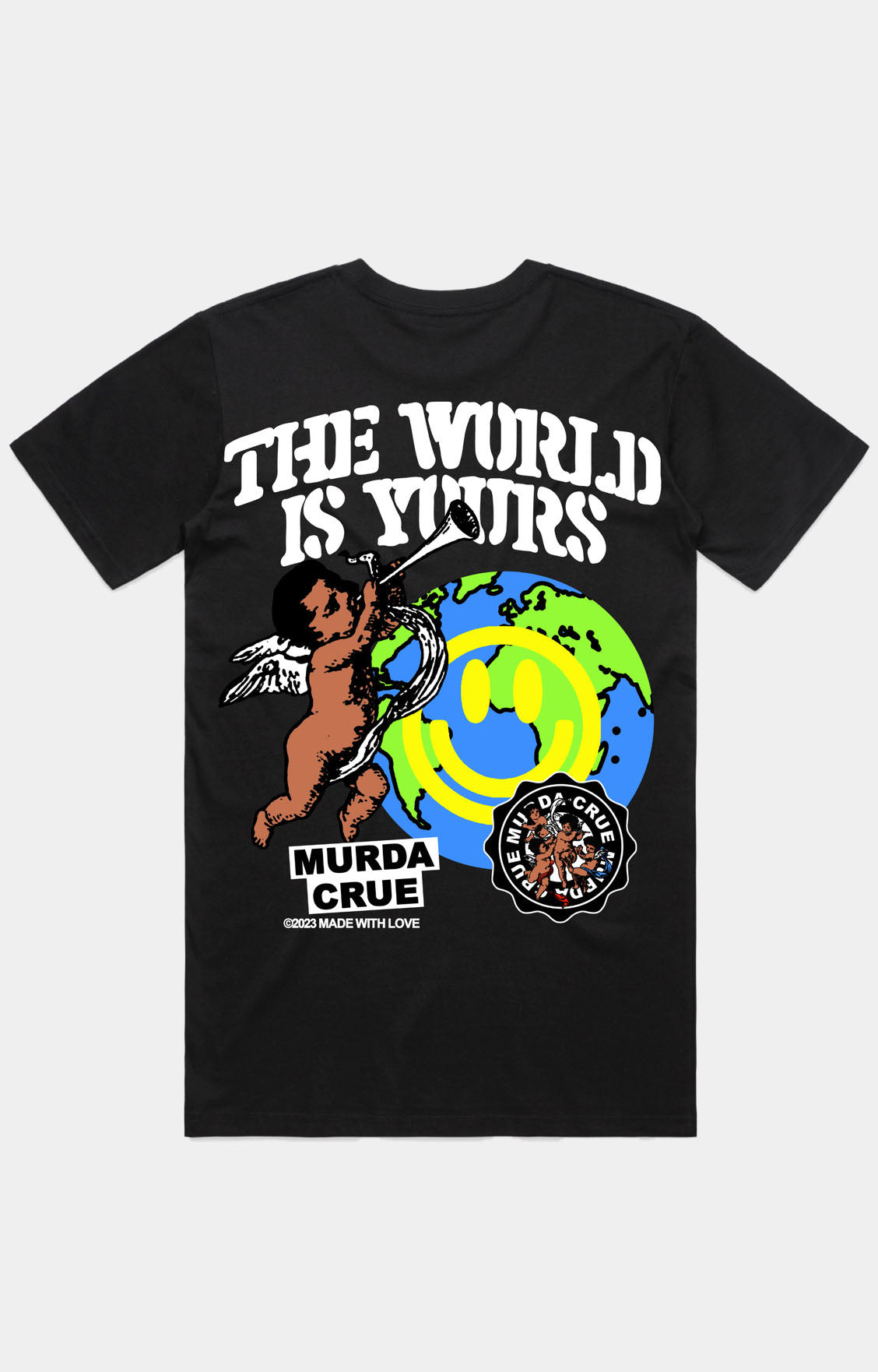 THE WORLD IS YOURS ANGEL - BLACK