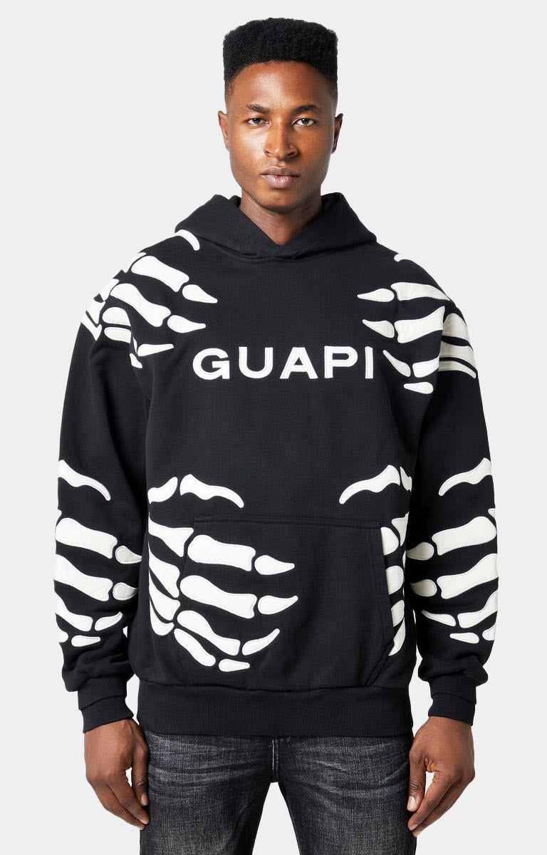 Guapi Obsidian Black Hell Dragger Hoodie