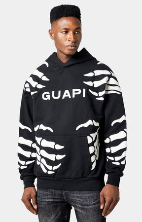 Guapi Obsidian Black Hell Dragger Hoodie