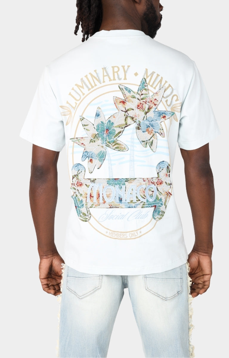 Smoke Rise Men Monaco Tapestry T-Shirt (ILLUSION)