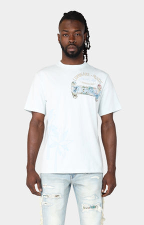 Smoke Rise Men Monaco Tapestry T-Shirt (ILLUSION)
