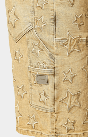 Guapi Vintage Stars Denim Shorts