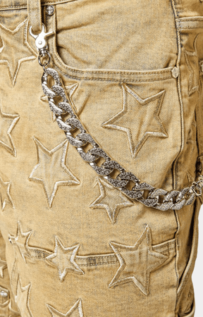 Guapi Vintage Stars Denim Shorts