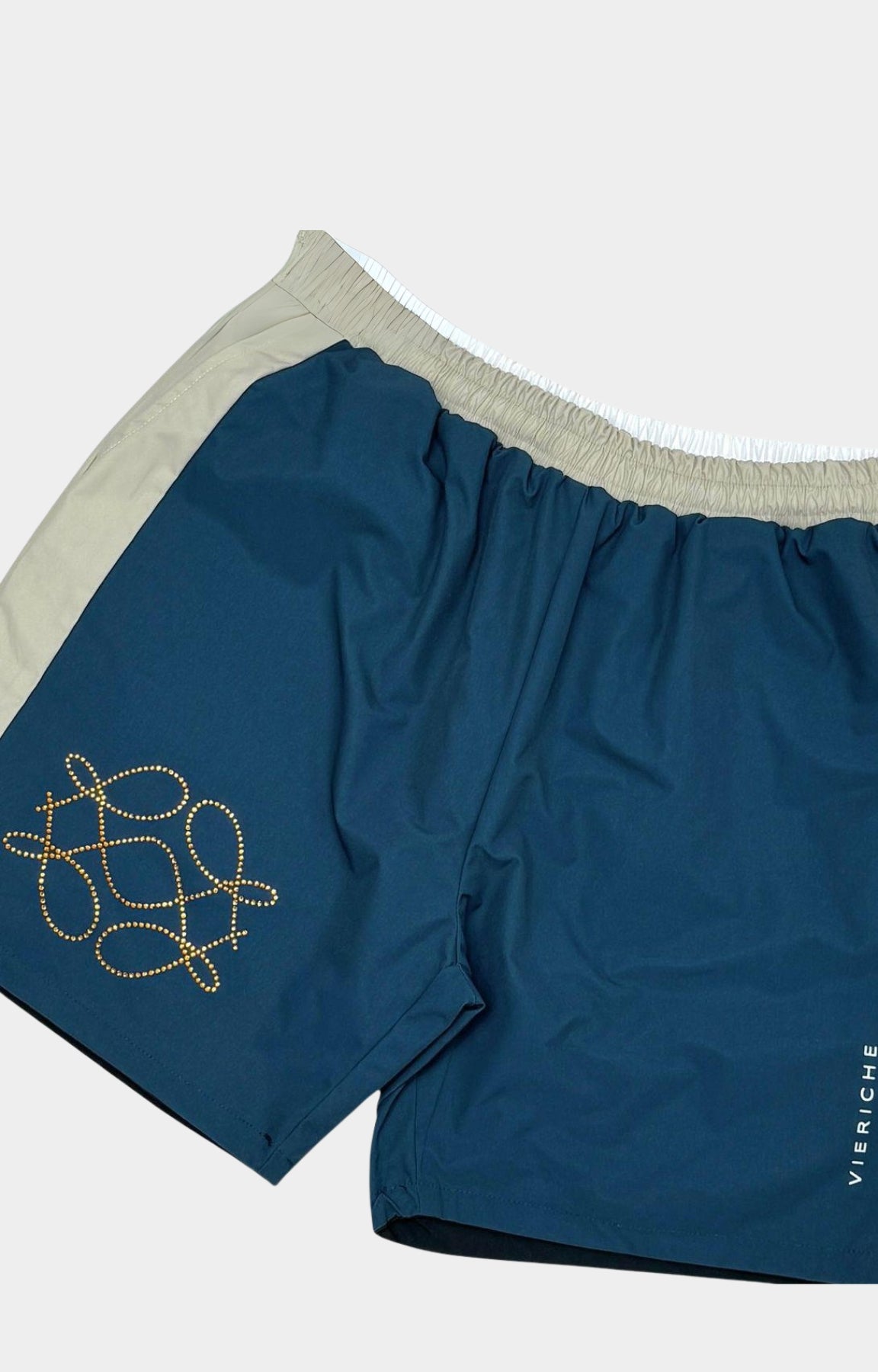 Vie Riche Reversible Icon Shirt & Shorts Set - Black/Navy