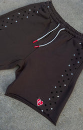 Red Letters Stoned Sweat Shorts - Charcoal