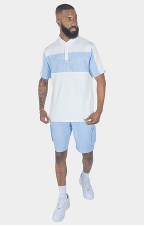 Makobi Levonia Polo Shirt - Big and Tall Blue