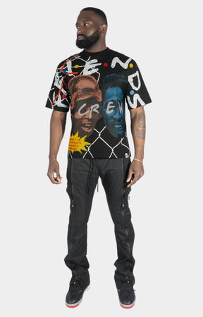 Frost Crew Love Box Tee - Rhinestone Black
