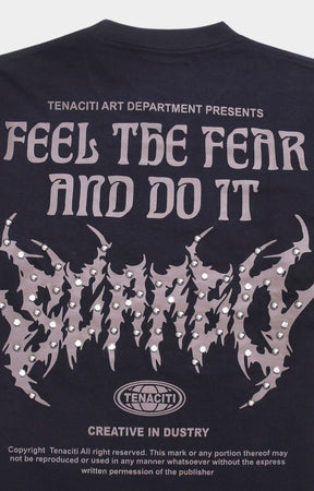 TENACITI FEEL THE FEAR TEE - White