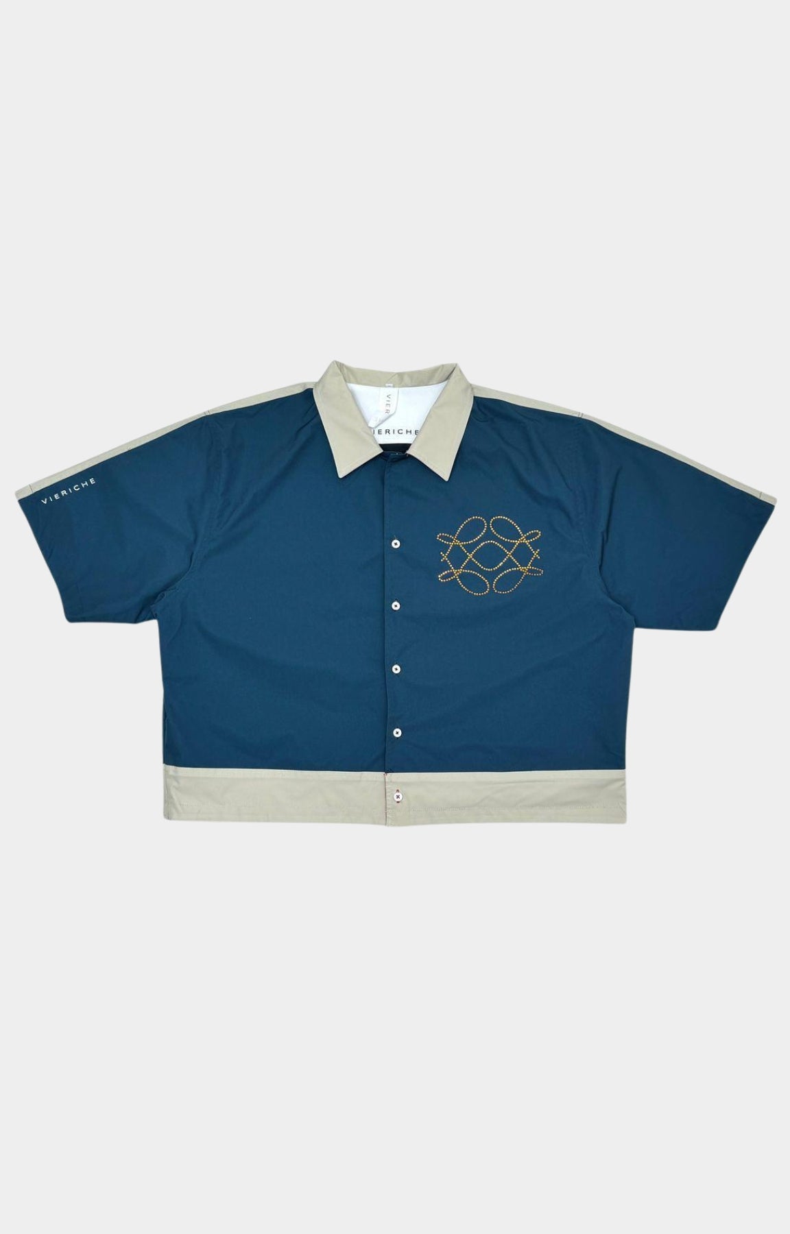 Vie Riche Reversible Icon Shirt & Shorts Set - Black/Navy
