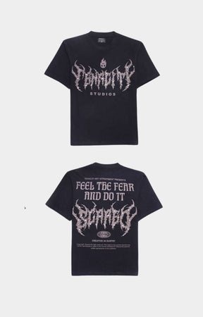 TENACITI FEEL THE FEAR TEE - White