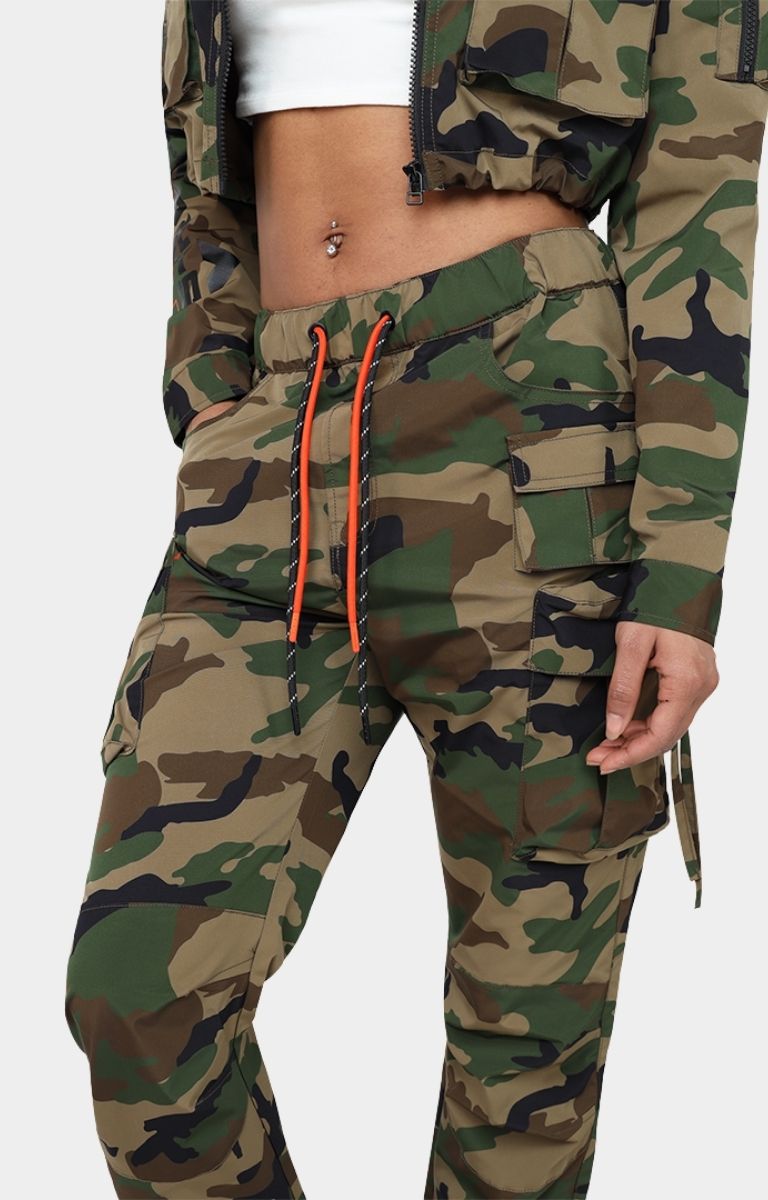 Utility Nylon Cargo Pants