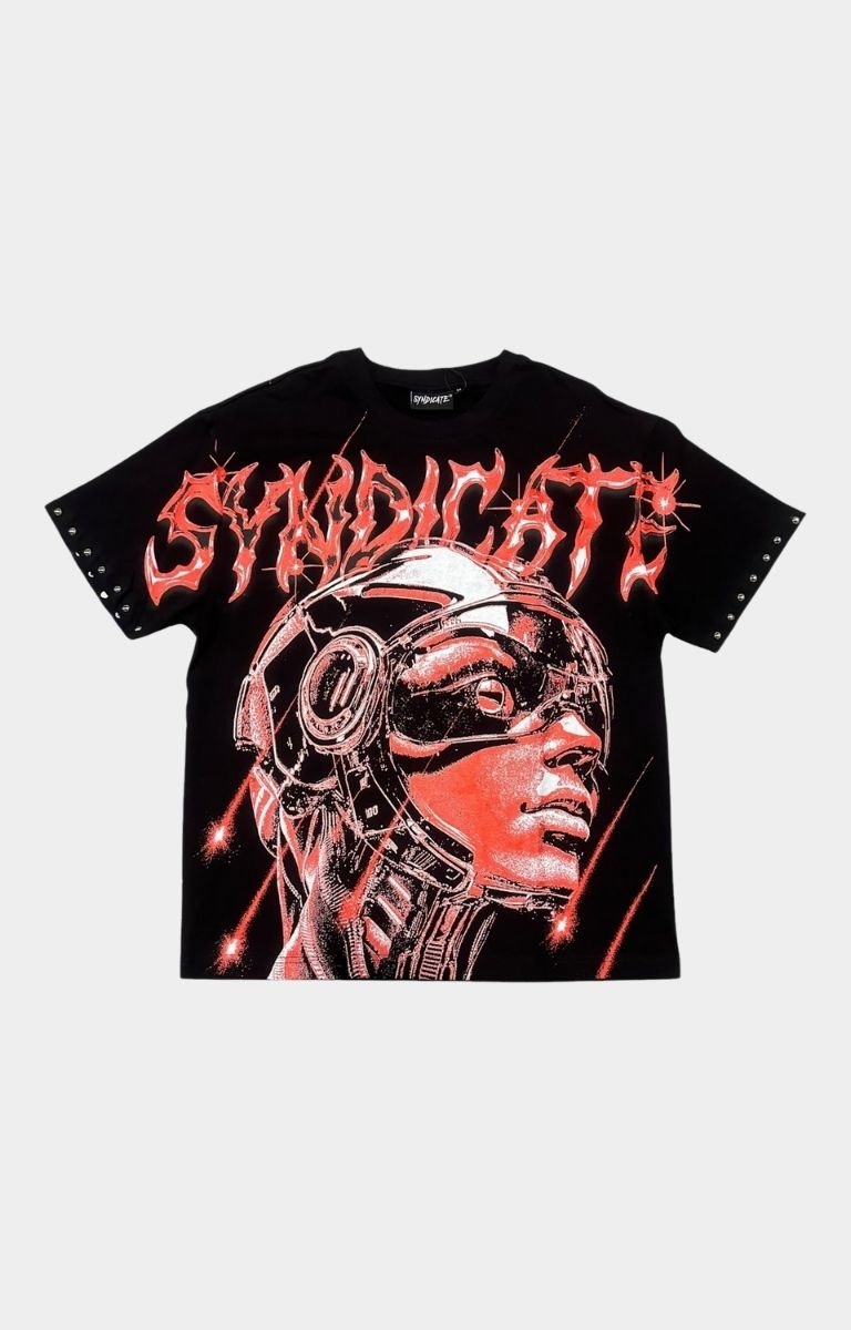 The Syndicate Nova Tee - Black/Re