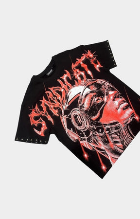 The Syndicate Nova Tee - Black/Re