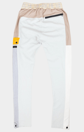 Vie Riche 700'S Jogger Pants - White Premium French Terry Cotton
