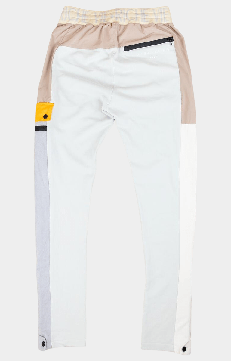 Vie Riche 700'S Jogger Pants - White Premium French Terry Cotton
