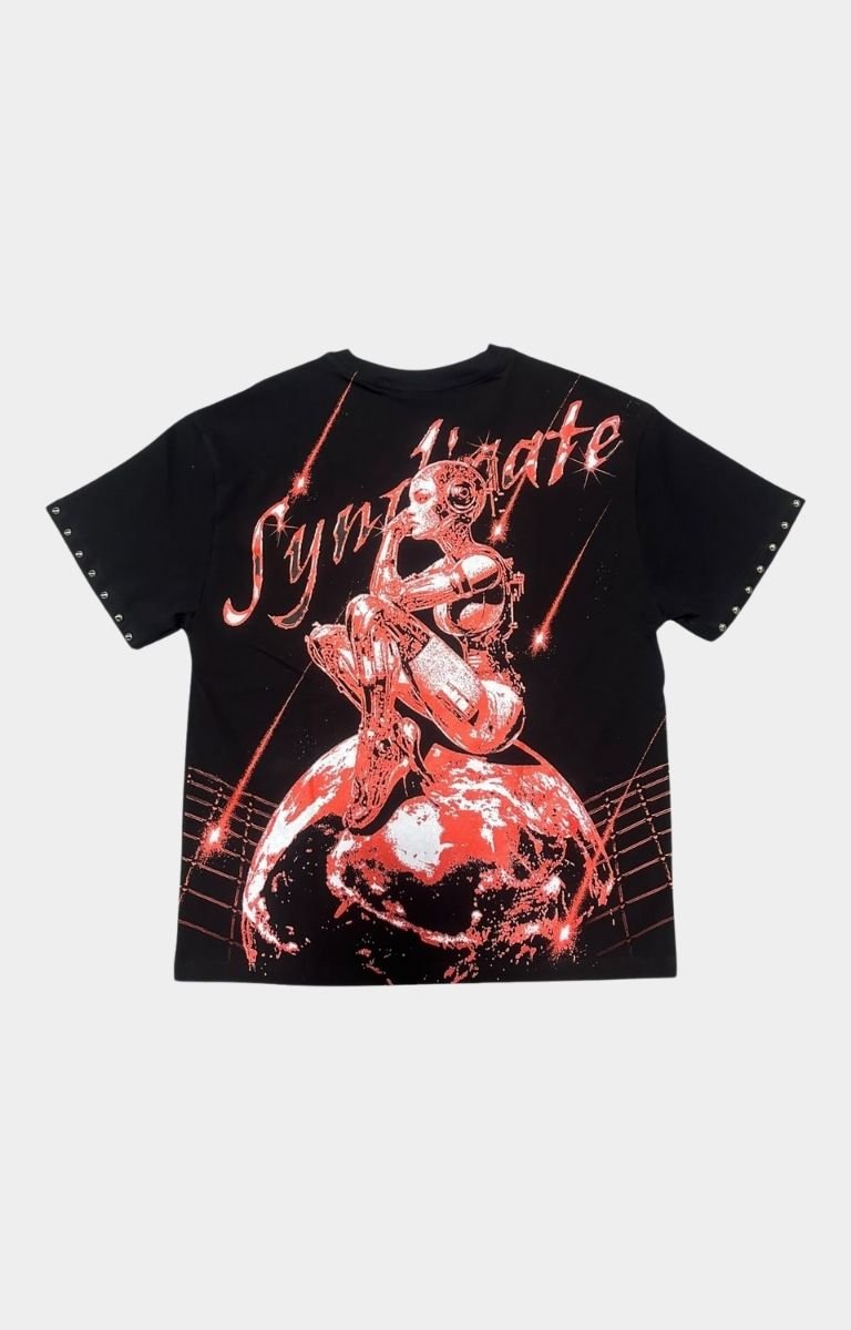 The Syndicate Nova Tee - Black/Re