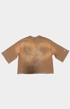 The Syndicate Paris Crop Tee - Cafe