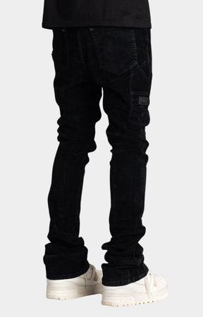 Guapi All Black Velour Denim