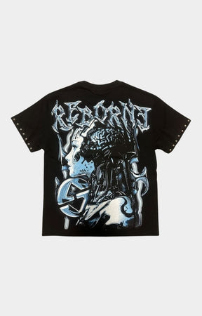 The Syndicate Reborne Oversized Tee - Black/Blue