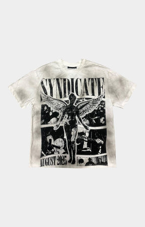 The Syndicate World Tour Oversized Tee - White/Black