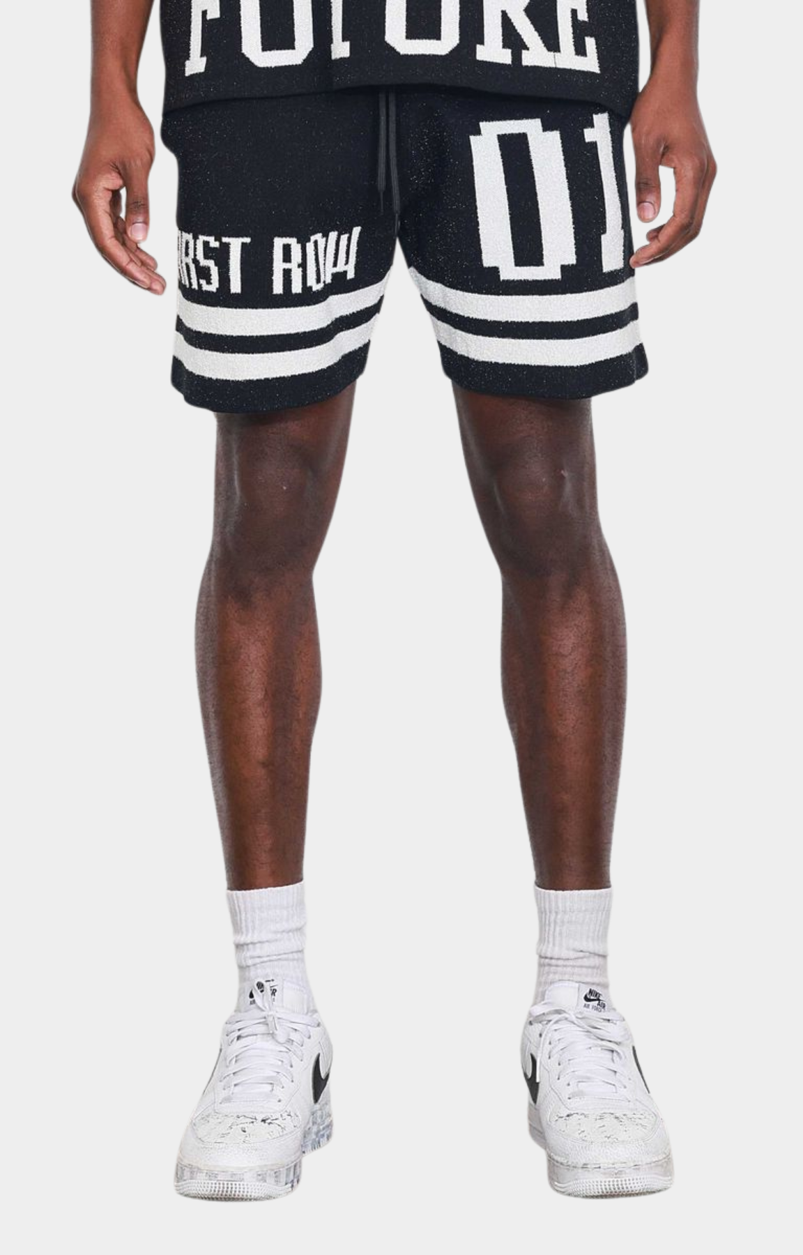 Bright Future Varsity Jacquard Knit Shorts