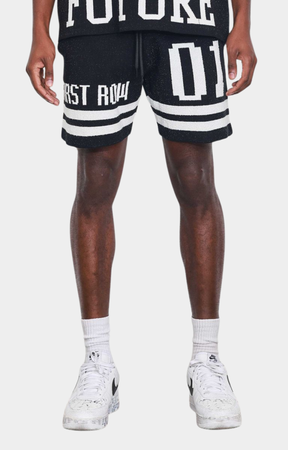 Bright Future Varsity Jacquard Knit Shorts