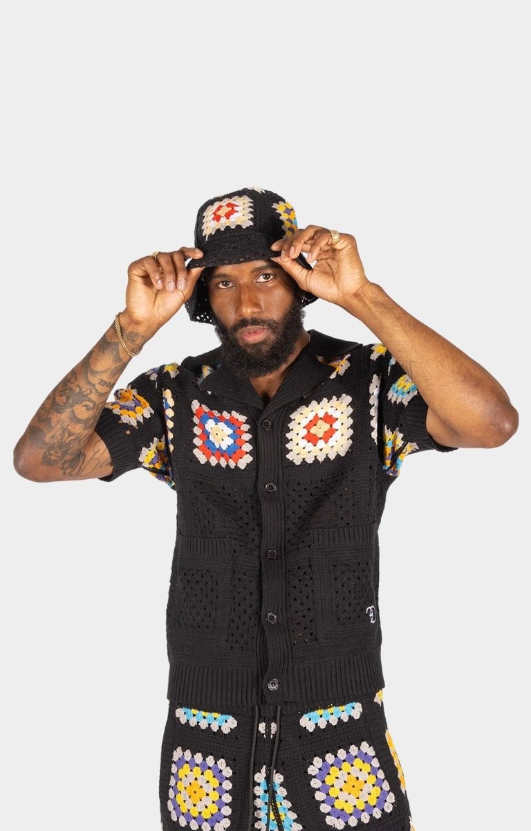 crochet multi with hat