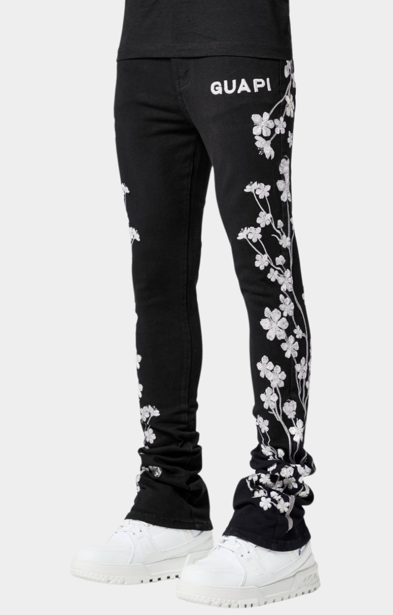 Guapi Obsidian Black Blossom Denim V2