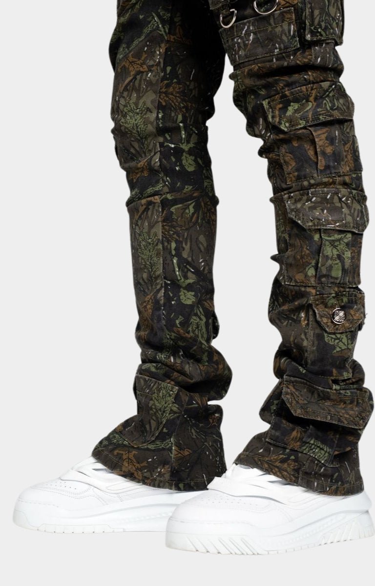 Guapi Camo Tactical Stacked Denim | High Street Brands Co
