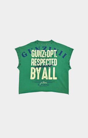 Gunzinii GUNZ & DPT Sleeveless Premium T-Shirt - Green