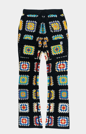 Frost Nuevo Riche Crochet Sweatpants - Black/Multi