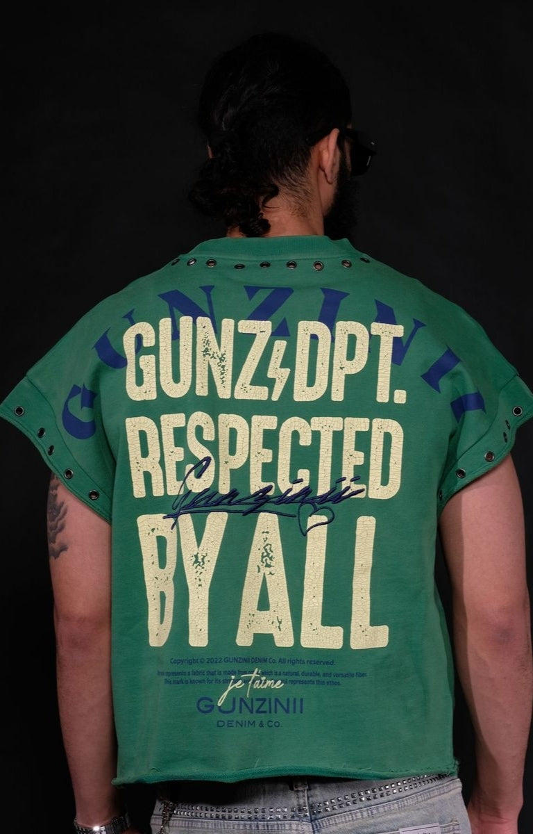 GUNZ & DPT Sleeveless Premium T-Shirt - Green