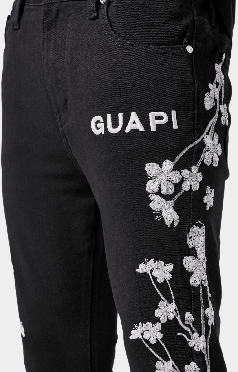 Guapi Obsidian Black Blossom Denim V2
