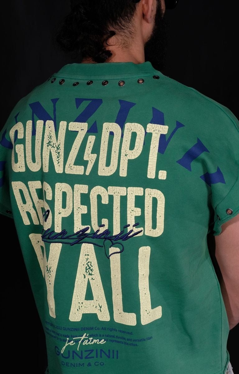 Gunzinii GUNZ & DPT Sleeveless Premium T-Shirt - Green
