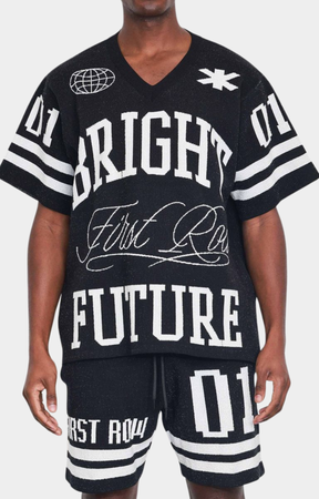BRIGHT FUTURE VARSITY JACQUARD TEE